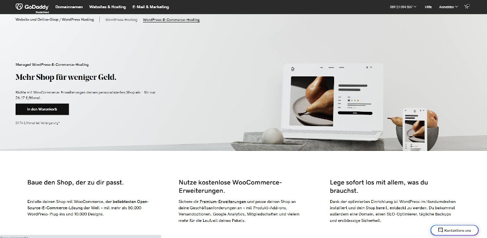 Abbildung: Programme zur Erstellung von Webseiten - WooCommerce