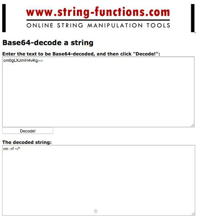 Abbildung - Online-String-Manipulation-Tool