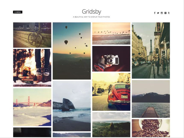 Abbildung - Resonsive WordPress-Theme Gridsby