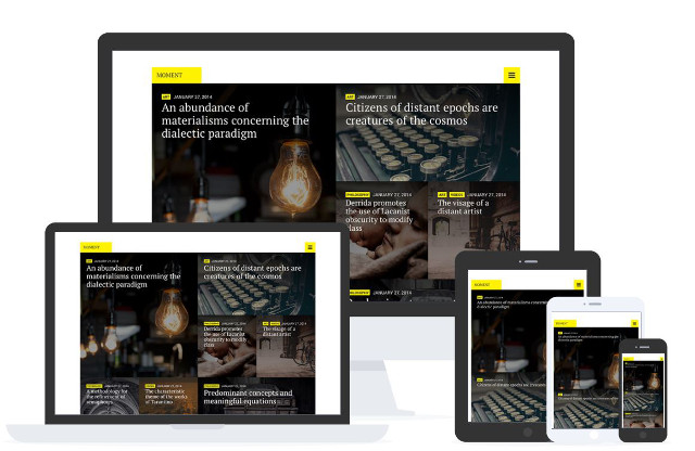 Abbildung - Resonsive WordPress-Theme Moment