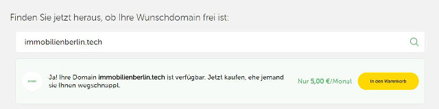 Abbildung - Wunschdomain mit Tech_Endung