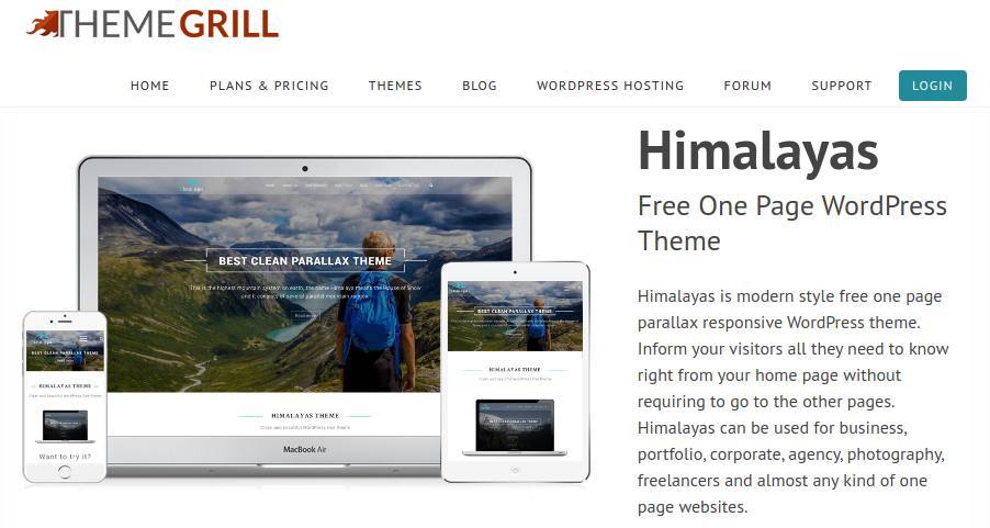 One-Page-WordPress-Theme-Himalaya