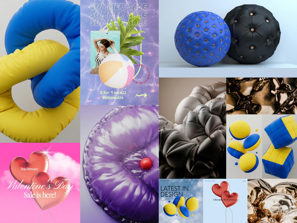 Abbildung Design-Trends - 3D Inflatable