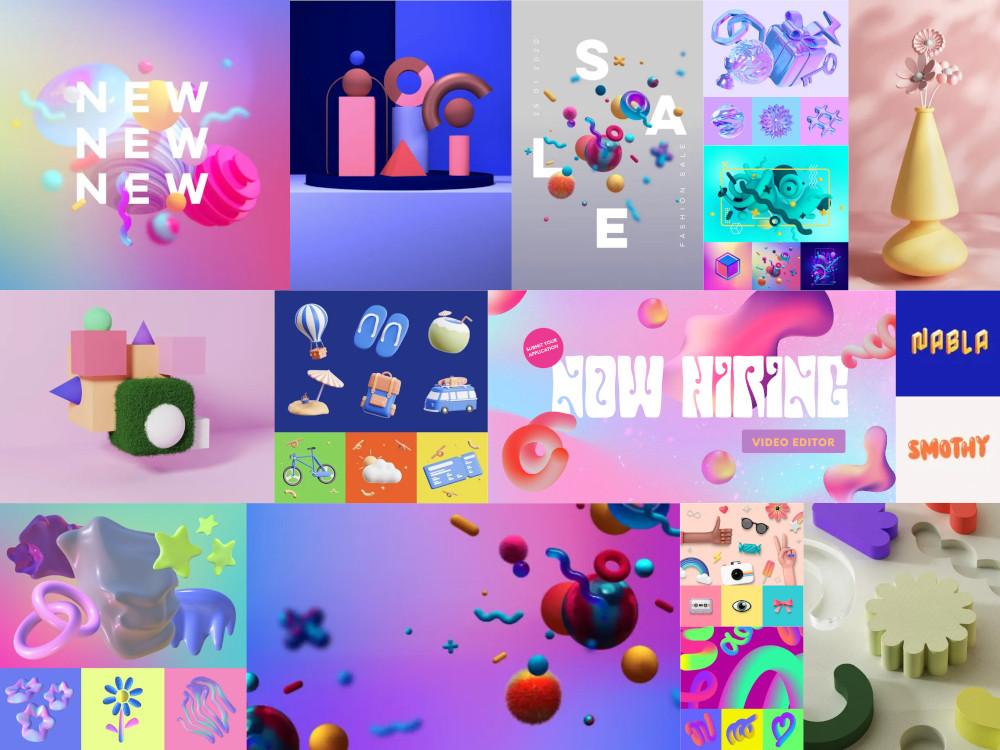 Abbildung Design-Trends - 3D Fun