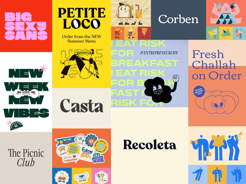 Abbildung Design-Trends - Abstract Characters