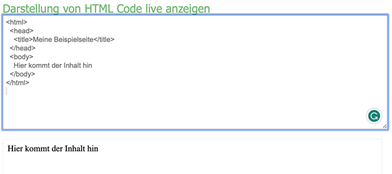 html-script-tag für dynamische inhalte nutzen -... 10 grundlegende HTML-Codes für Websites