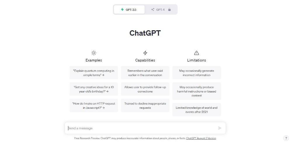 Abbildung: ChatGPT kann auch Texte übersetzen.