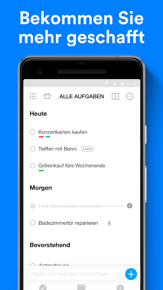 Abbildung Reminder-App: Mit Any.do schaffst du mehr und vergisst weniger.