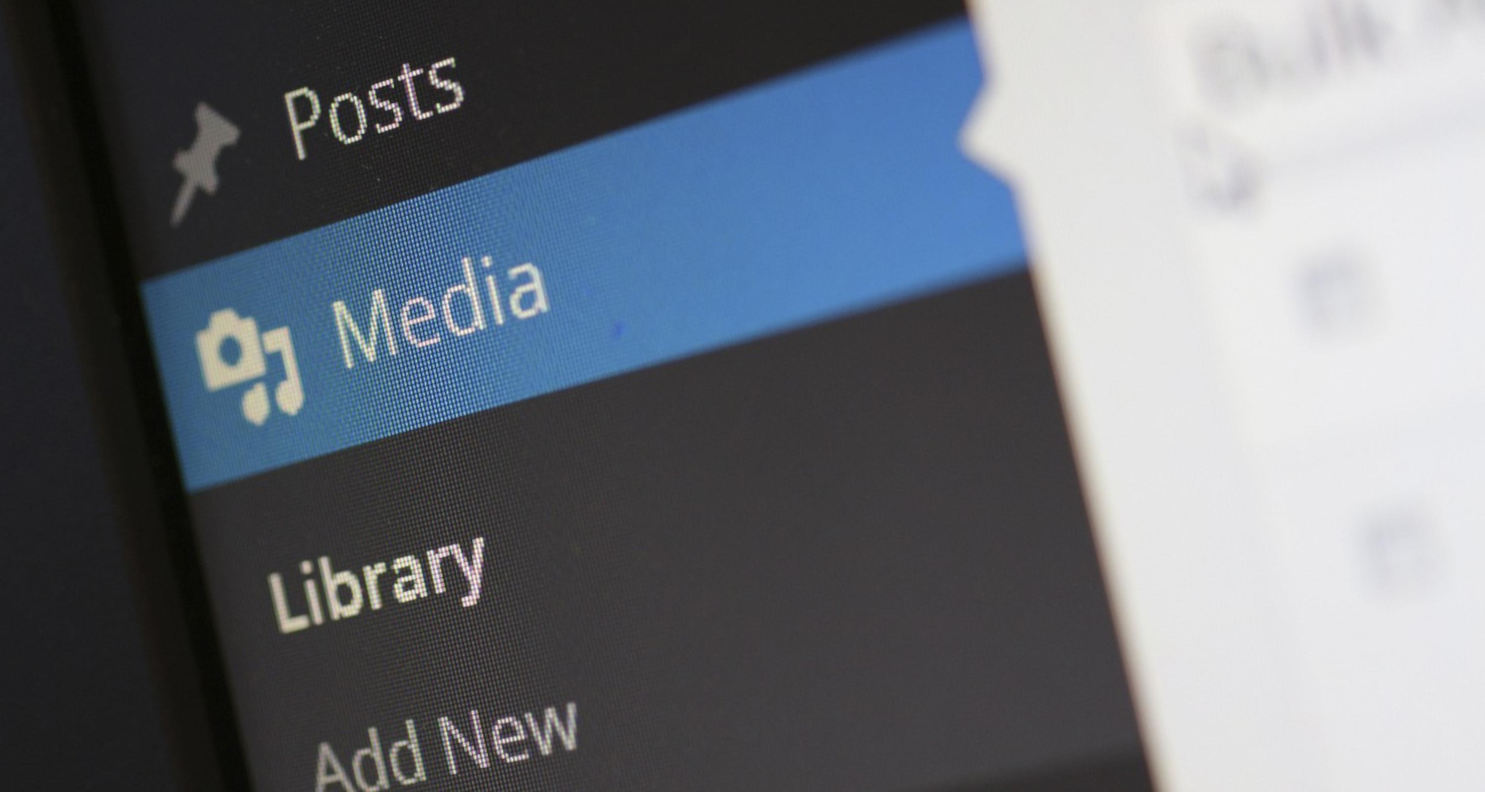 Titelmotiv des Blogartikels zum Thema: WordPress Medienbibliothek: Der ultimative Guide zum Verwalten von Bildern, Videos und Dateien