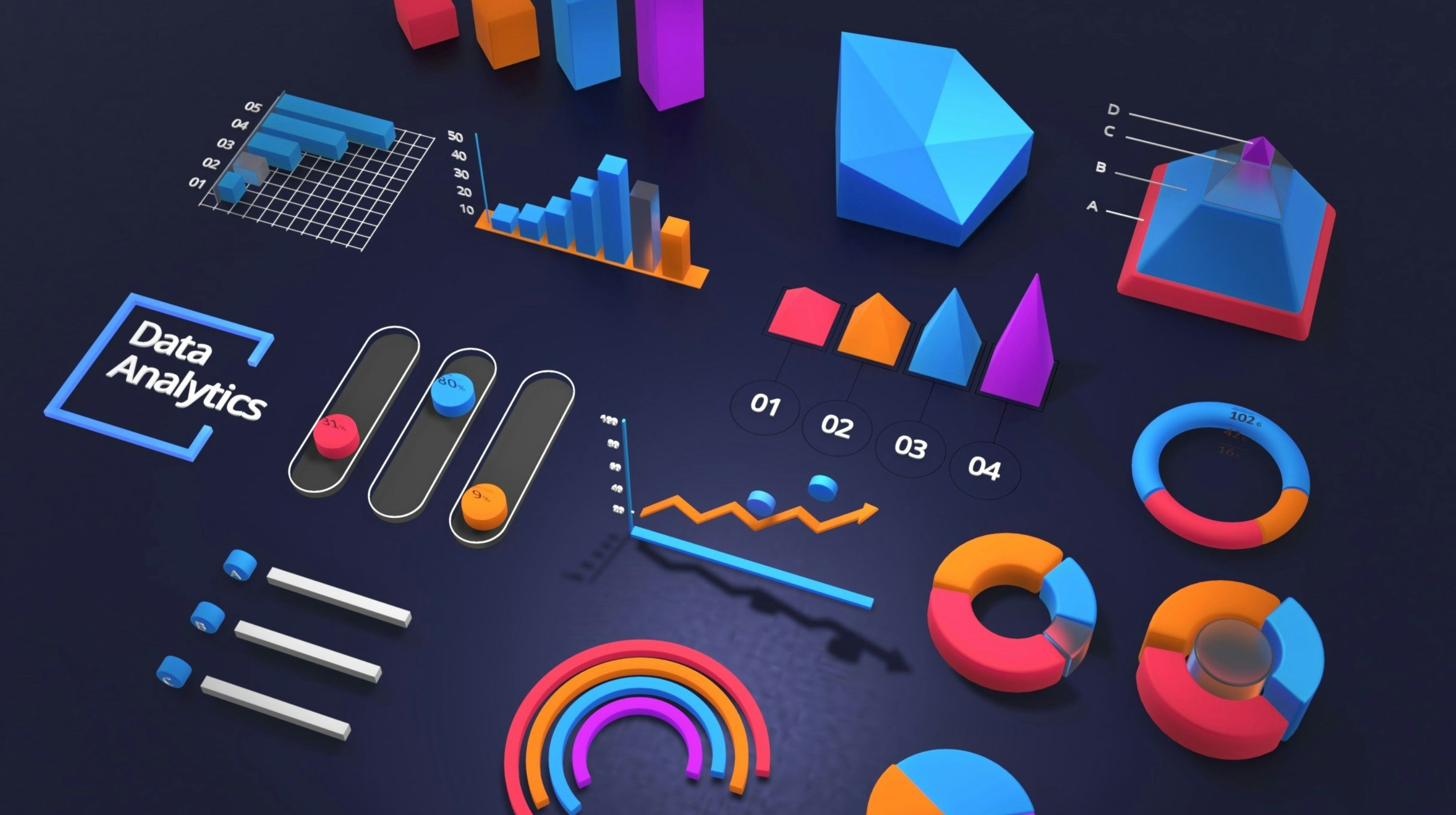 Titelbild zum Blogbeitrag: Was funktioniert besser? A/B-Tests planen, umsetzen, auswerten. Zeigt verschiedene Diagramme und Graphen