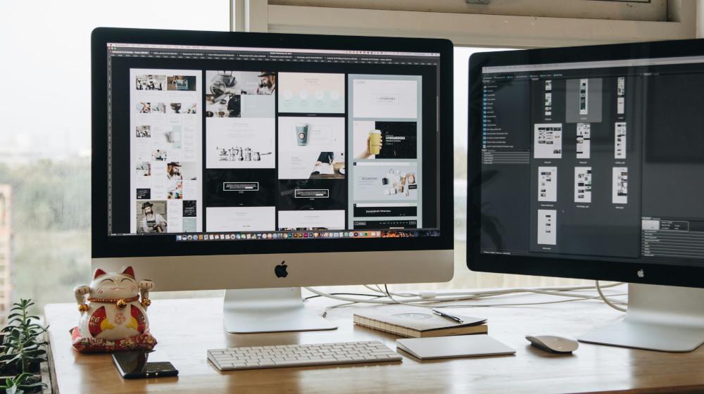 Titelmotiv des Blogartikels zum Thema: Webdesign Software im Vergleich: Die besten Programme zum Website erstellen