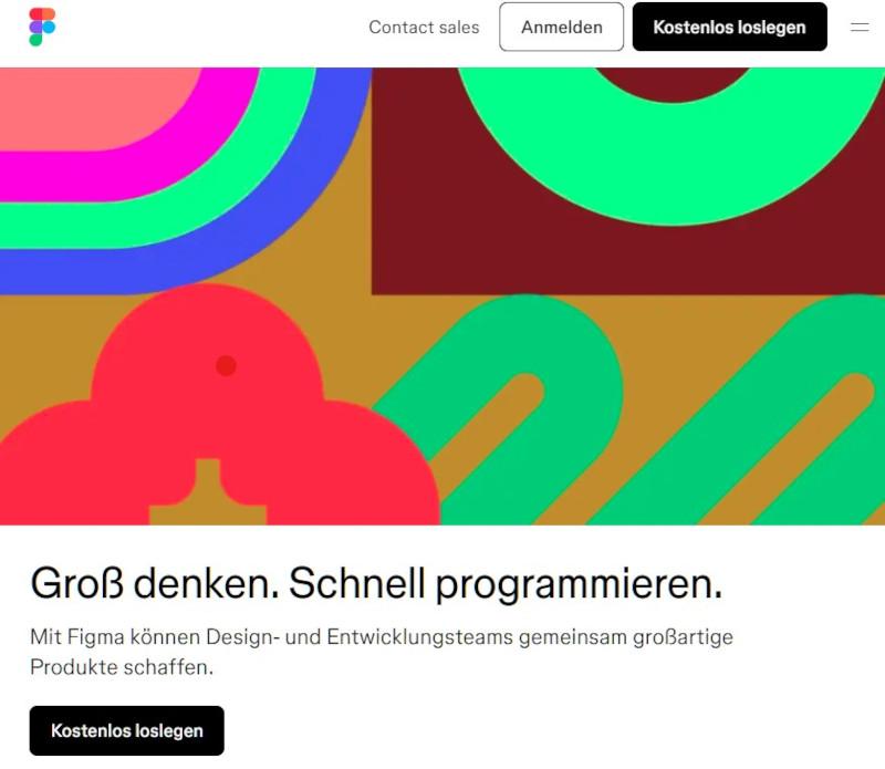 Abbildung: Figma ist die cloudbasierte Webdesign-Software für die Zusammenarbeit im Team.