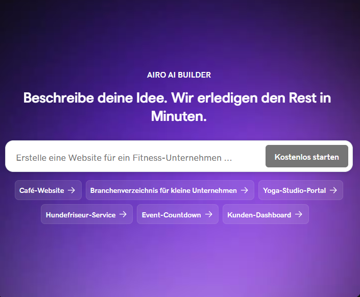 AIRO AI BUILDER
