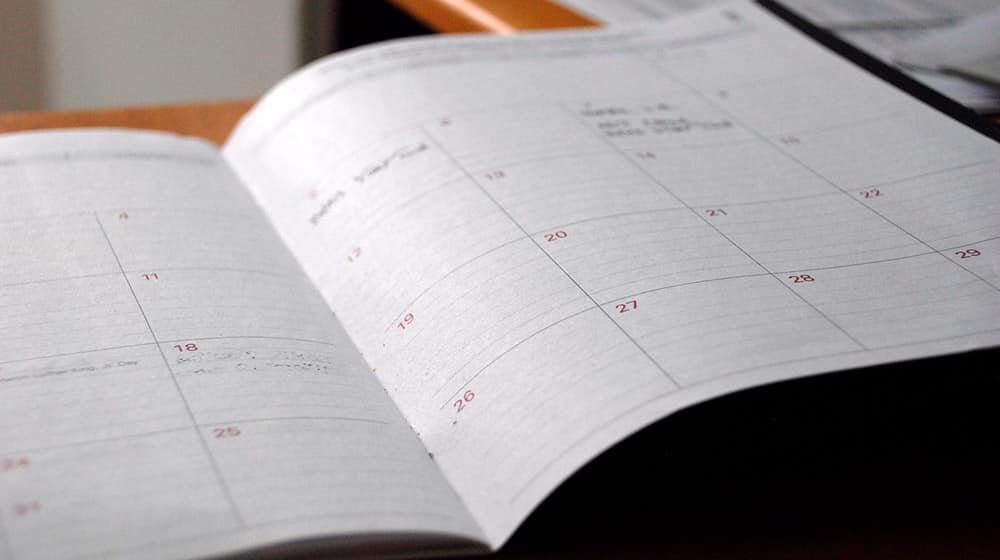 Calendario negocio de mantenimiento en WordPress