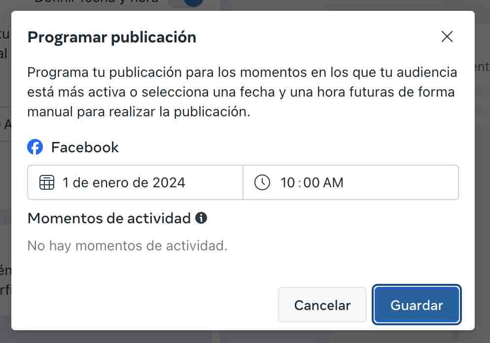 Mejor hora para publicar en Facebook