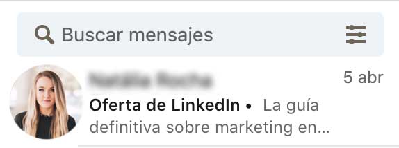 Mensajes patrocinados en LinkedIn Ads