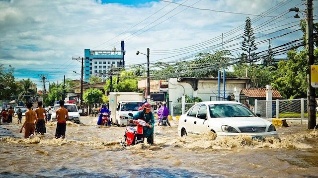 Business Continuity Plan Flooded City Street