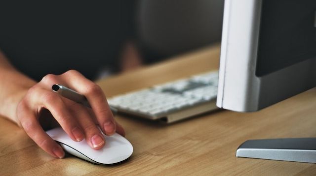 Dream Job Woman Working at Computer