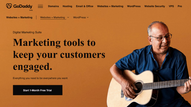 GoDaddy Digital Marketing Suite Landing Page