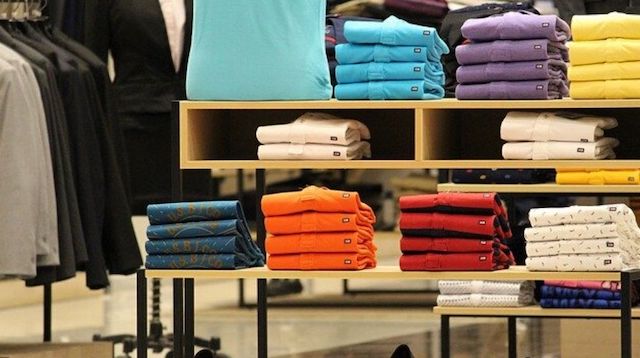 Visual Merchandising Clothing Display