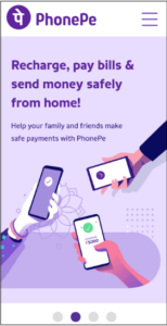 PhonePe website