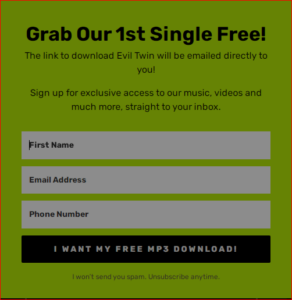Evil Twin song download form