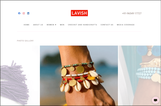 Lavish Aarushi website