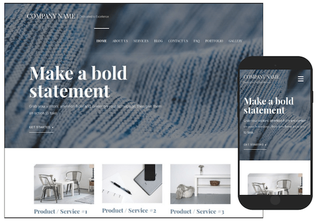 Textile Website Templates Velux