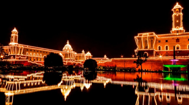 Tricolour Raisina Hill