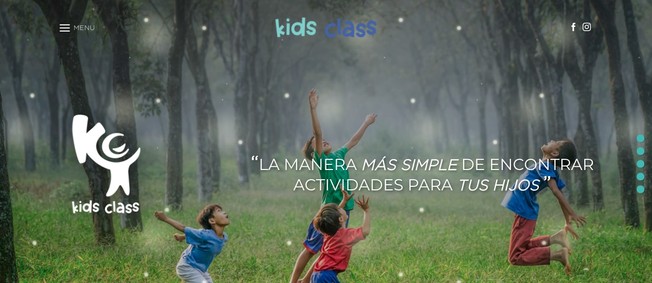 Kids Class: ejemplo de diseño web para pymes