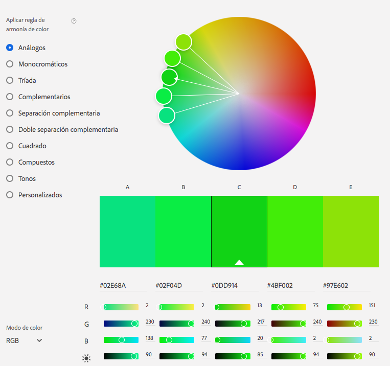 Para diseñar un sitio web atractivo debes elegir colores que combinen entre sí.