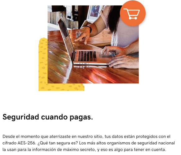 Demuestra que los pagos son seguros en tu tienda en línea.