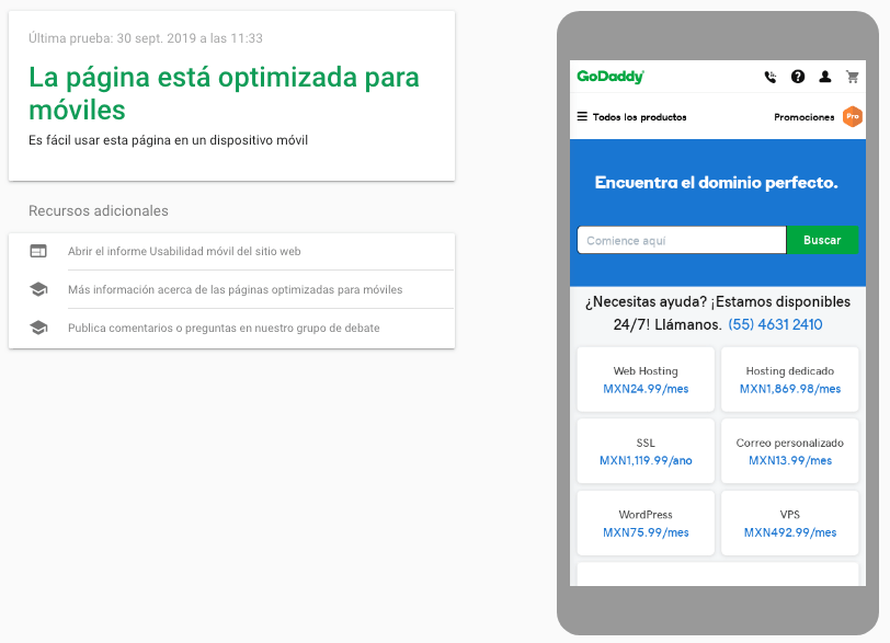 Cuando vayas a crear tu página web no olvides que debe ser responsiva.