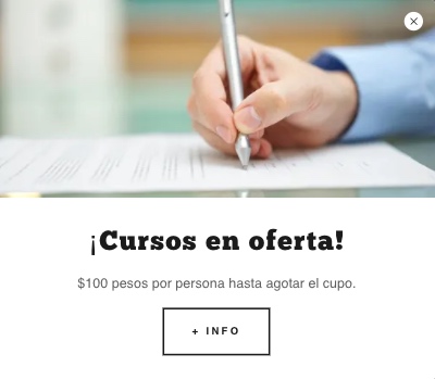 campañas de email marketing: pop-ups