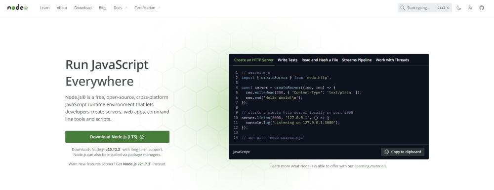 node js que es