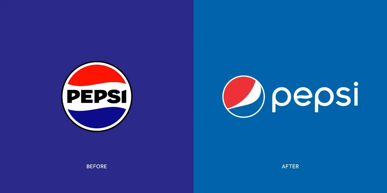 Rediseño del logo de Pepsi