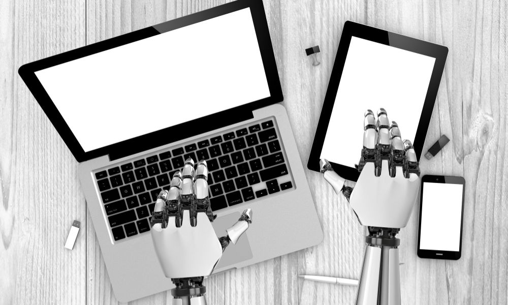 pagina web creada ia robot