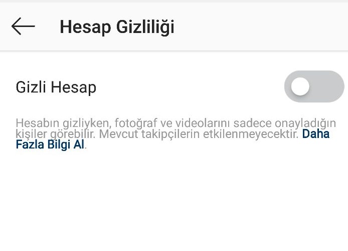 instagram’da takipçi kazanmak gizli hesap ayarları