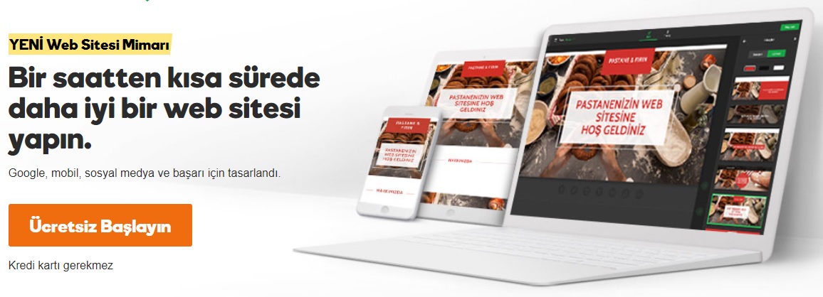 web sitesi mimarı godaddy