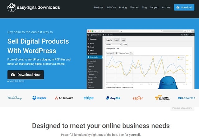 en iyi WordPress eklentileri easy digital downloads