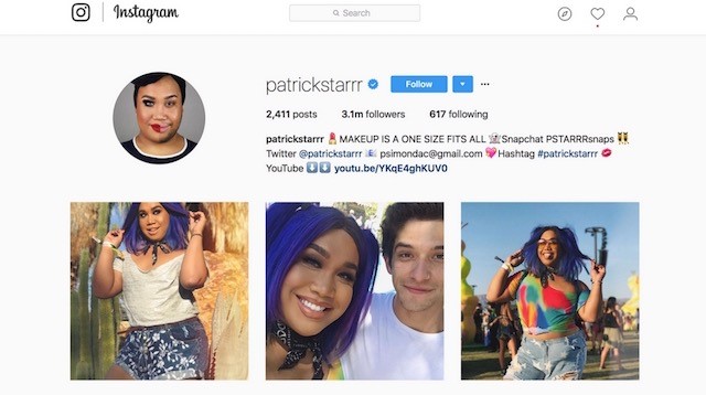 güzellik blogları patrick starrr instagram