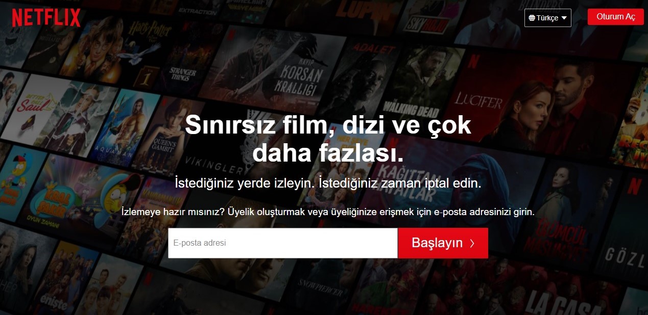 iş modeli netflix