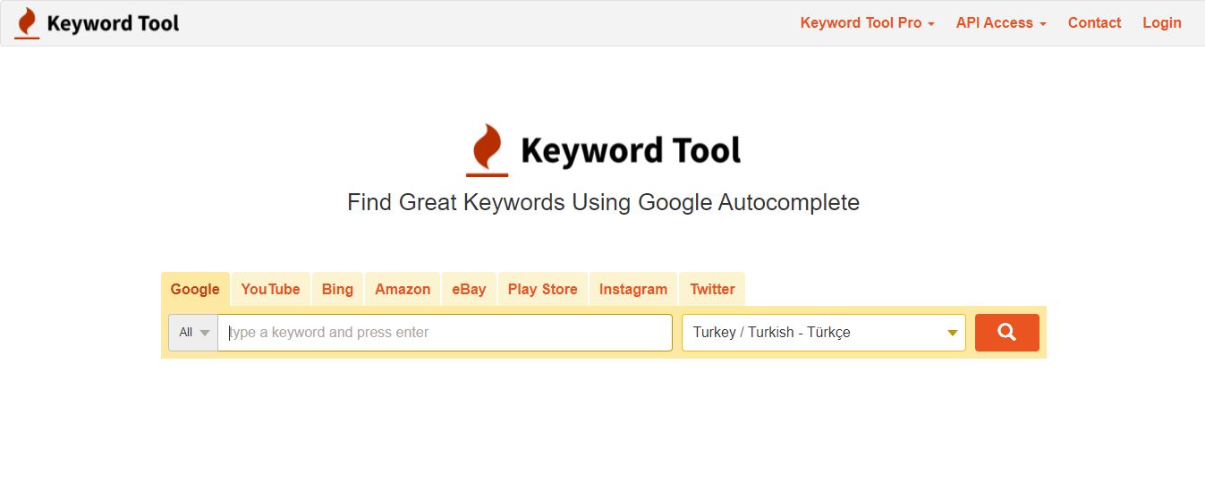 seo araçları keyword tool