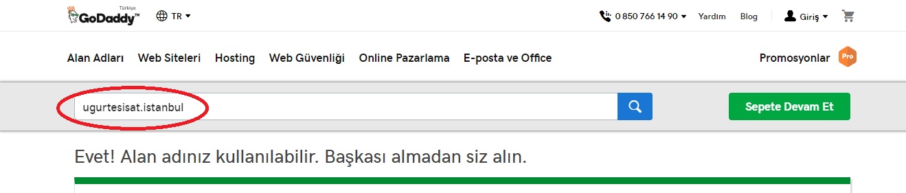 tesisatçılar alan adı İstanbul