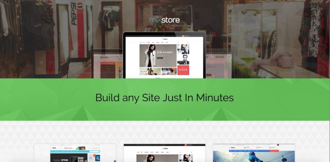 ücretsiz WordPress temaları mix store teması