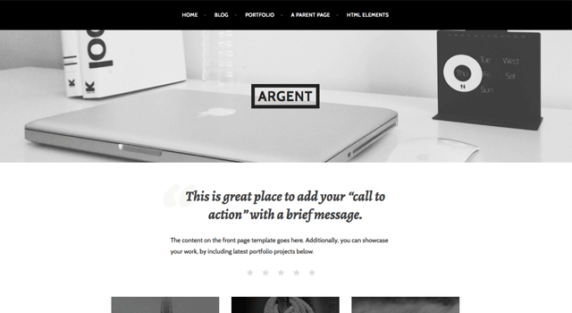 wordpress tema argent
