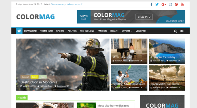 wordpress tema colormag