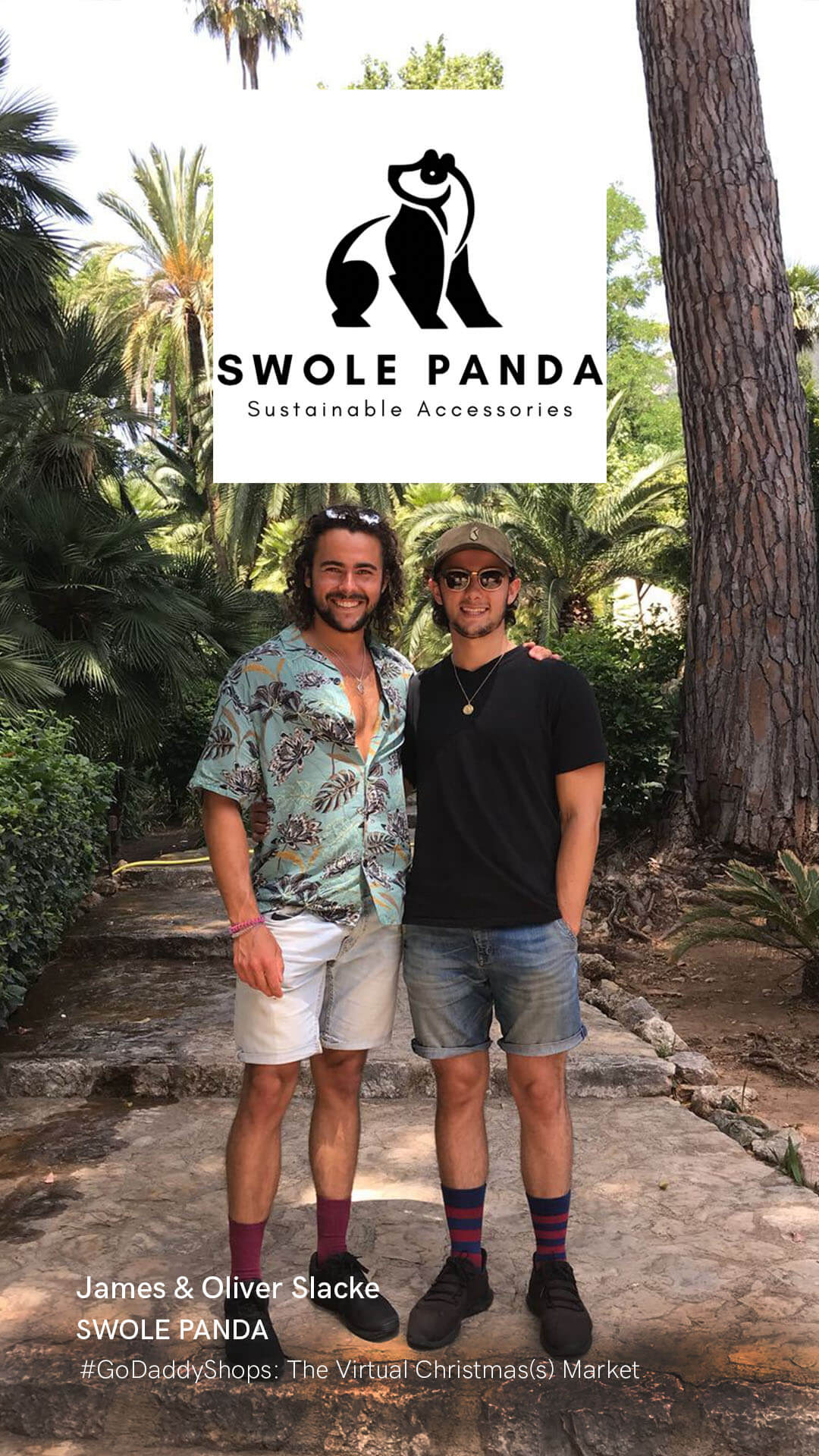 Oliver and James Slacke, founders of Swole Panda