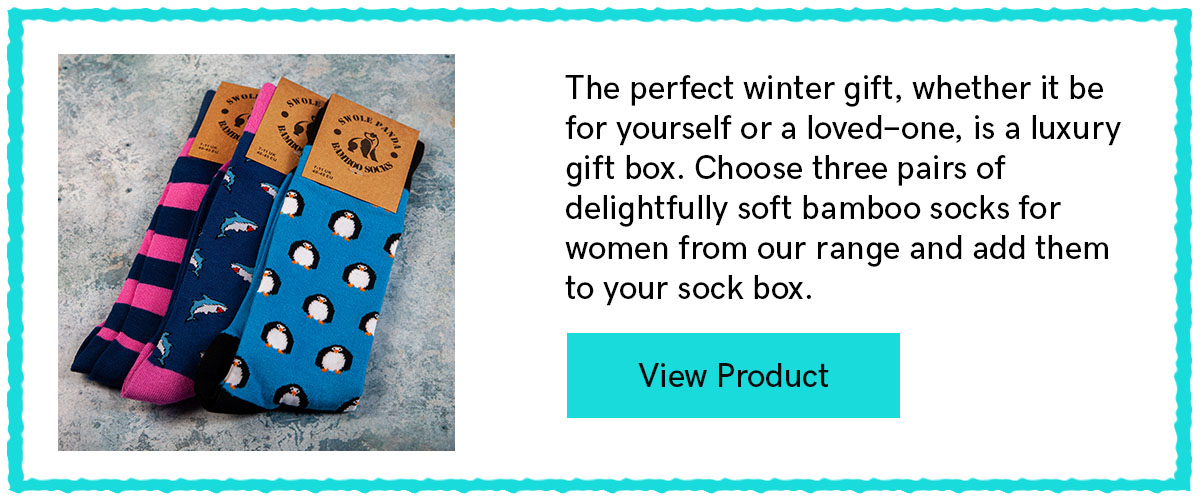 Simply Style Sock Box - 3 Pairs Of Bamboo Socks for Her