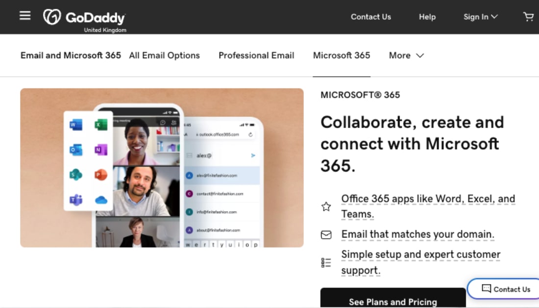 GoDaddy Microsoft 365